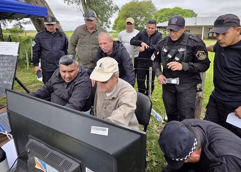 Destacan el despliegue de la Policía realizado en el Paraje El Malezal